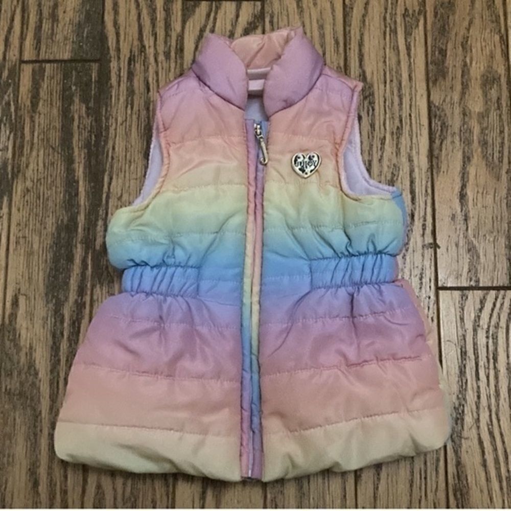 Juicy Couture colorful puffer vest 100% polyester